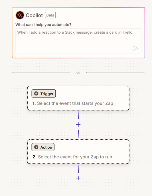 Zap Trigger Set Up